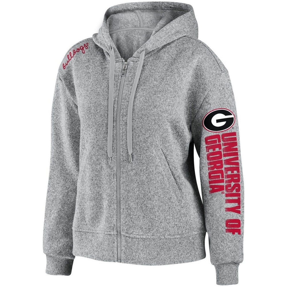 Georgia Bulldogs Full-Zip Hoodie – NWOT – WEAR by Erin Andrews – Fleece Lined